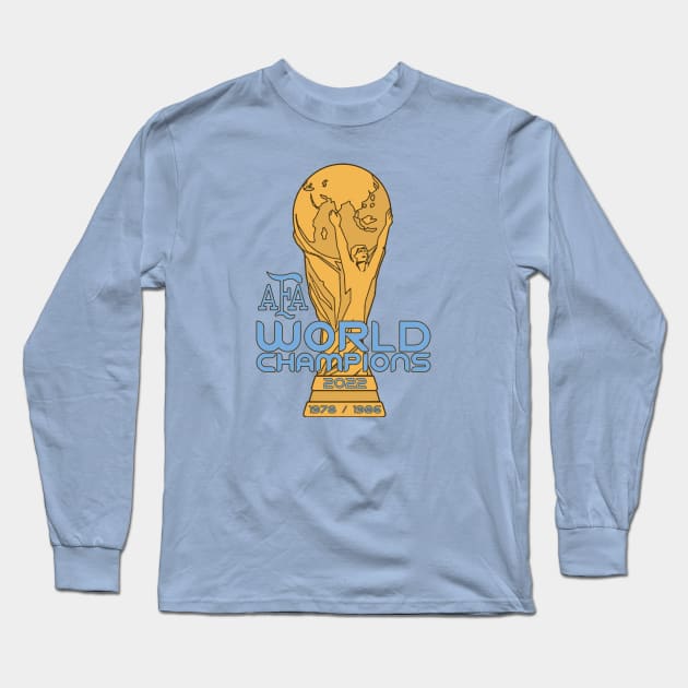 Argentina World Champions Long Sleeve T-Shirt by Nagorniak